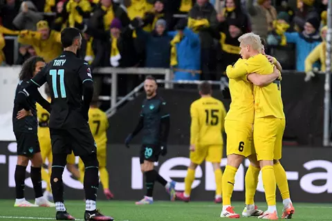 لاتسيو يخسر موقعة الذهاب أمام بودو جليمت في الدوري الأوروبي